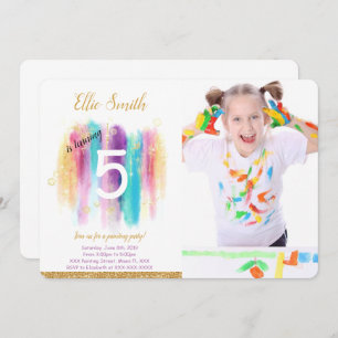 Painting Photo Invitation 
