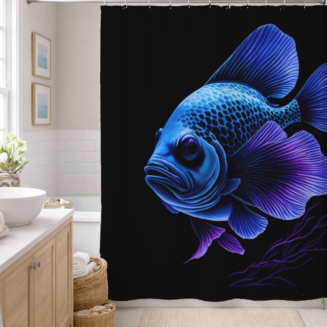 Painting Purple and Blue Fish (Creator Uploaded)
