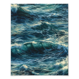 Painting Sea Surges Photo Print