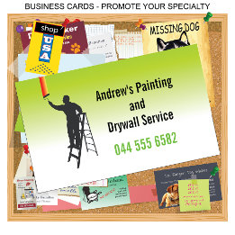 Painting Service 🎨 Custom House Painter Business Card