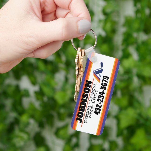 Painting Services Commercial and Residential Keychain (Hand)
