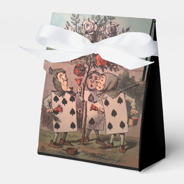 Painting the Roses Red 3 Favor Box (Front Side)