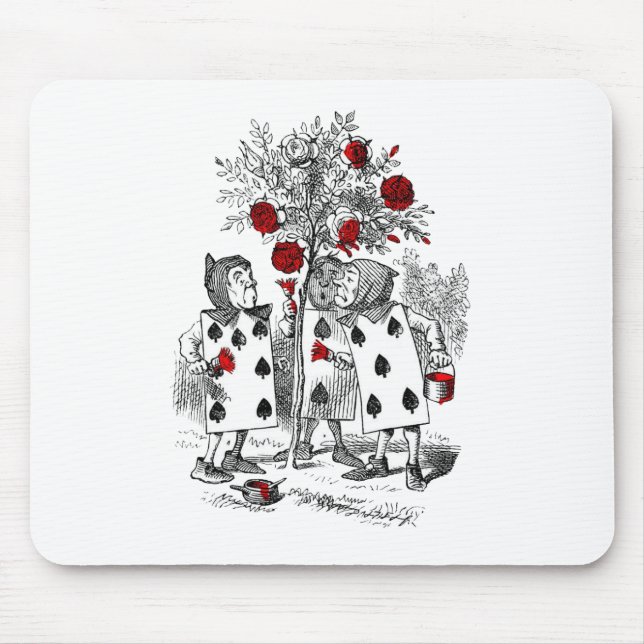 Painting the Roses Red Mouse Pad (Front)
