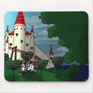 Painting The Roses Red Mousepad