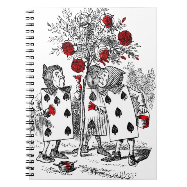 Painting the Roses Red Notebook (Front)