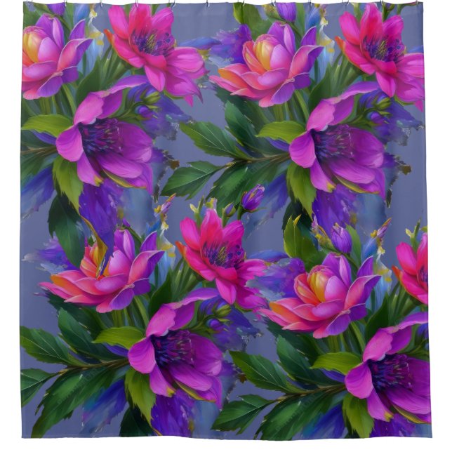 Painting Tropical Flowers Bright Colours (Front)