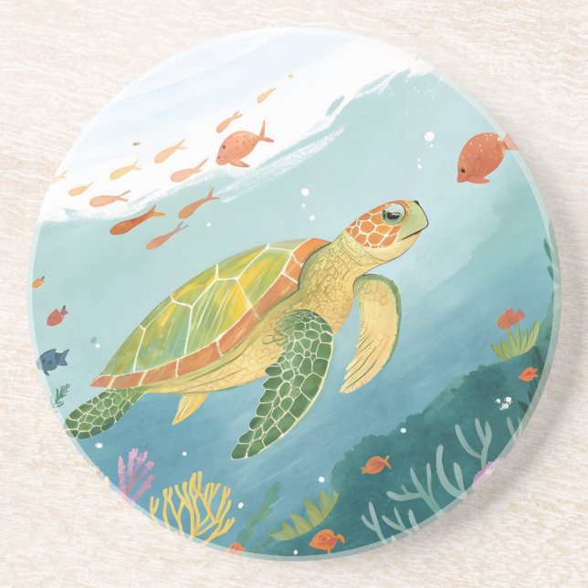 Painting Turtle Coaster (Front)