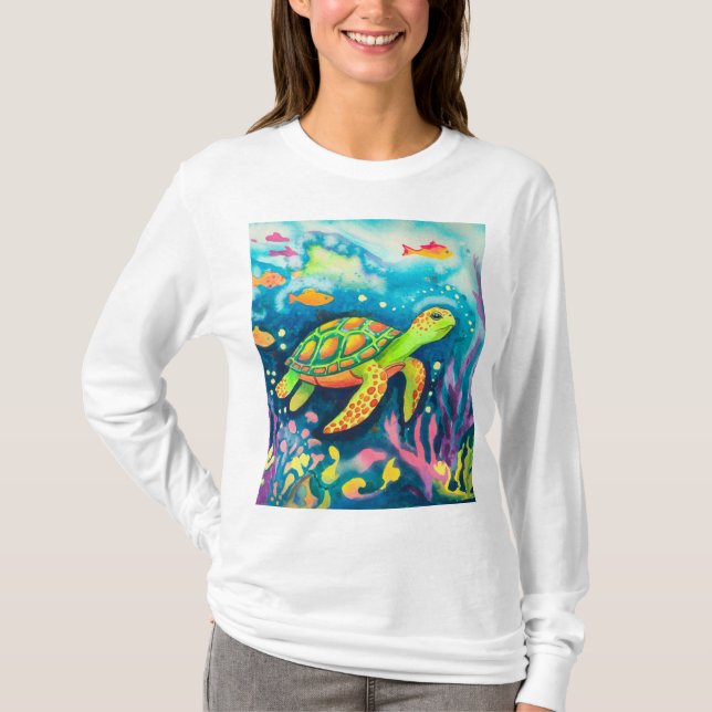 Painting Turtle T-Shirt (Front)