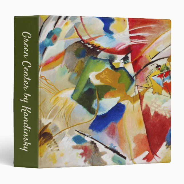 Painting with Green Centre by Wassily Kandinsky Binder (Front/Spine)