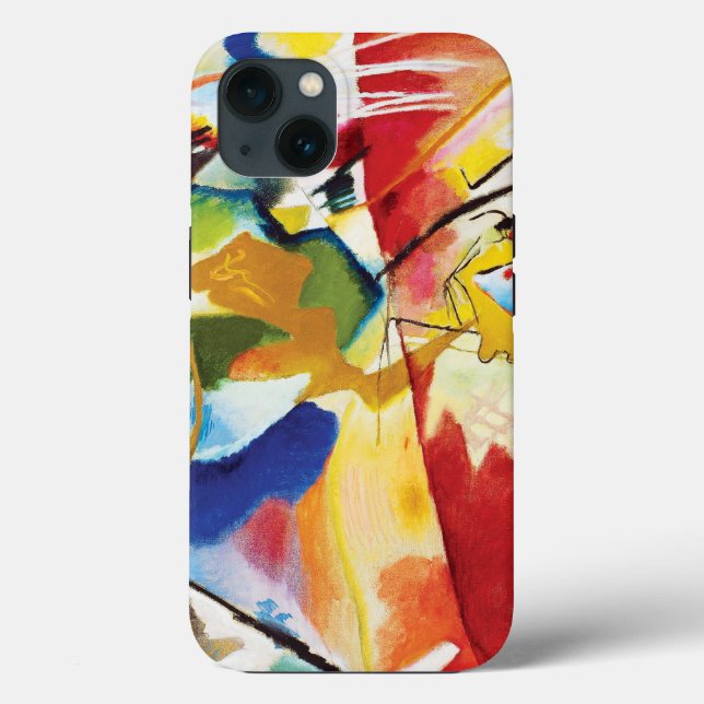 Painting with Green Centre by Wassily Kandinsky Case-Mate iPhone Case (Back)