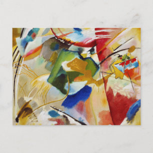 Painting with Green Centre by Wassily Kandinsky Postcard