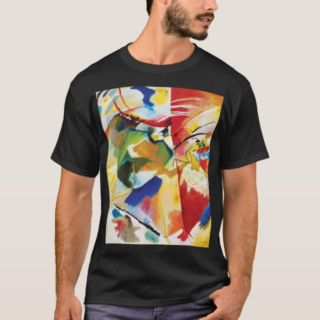 Painting with Green Centre by Wassily Kandinsky T-Shirt (Front)