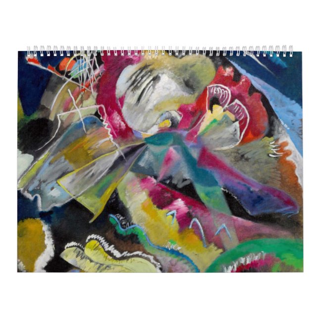 Painting with White Lines - Wassily Kandisnky Calendar (Cover)