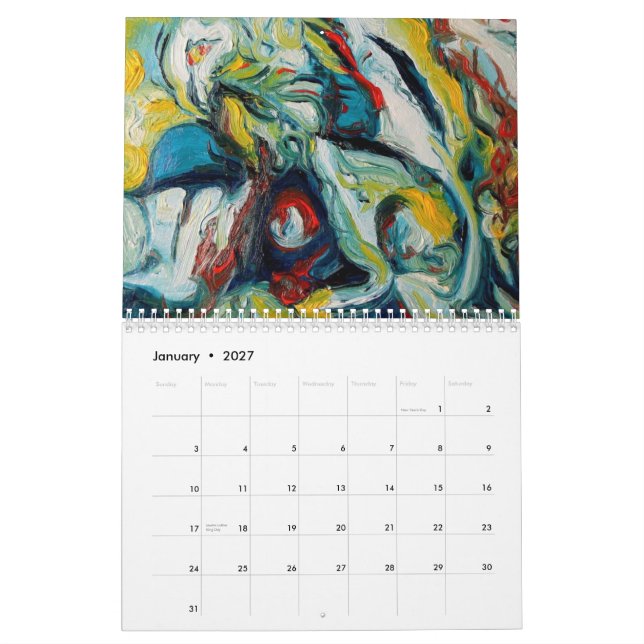 Paintings 2009 Lori K Erickson Calendar (Jan 2027)