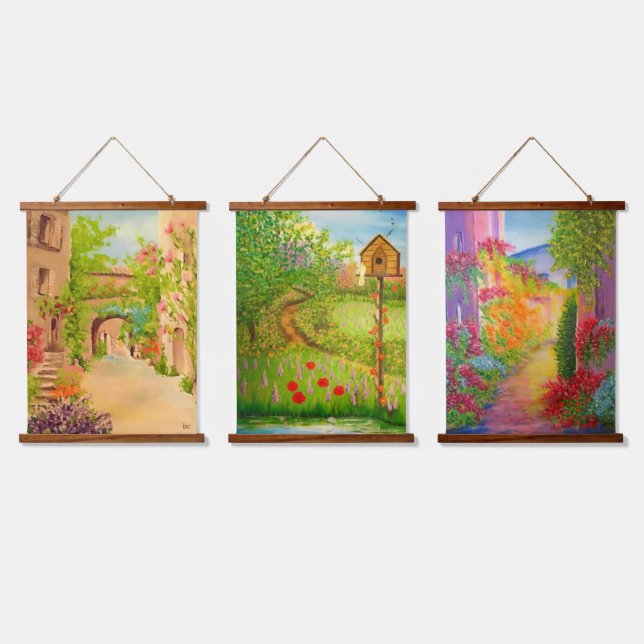 Paintings by KRS Hanging Tapestry (Triple)