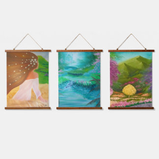 Paintings by KRS Hanging Tapestry