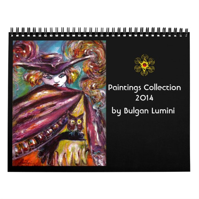 Paintings Collection by Bulgan Lumini -  2014 Calendar (Cover)