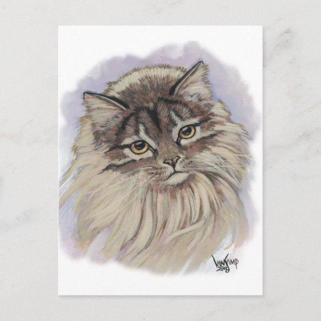 paintings of cats postcard (Front)