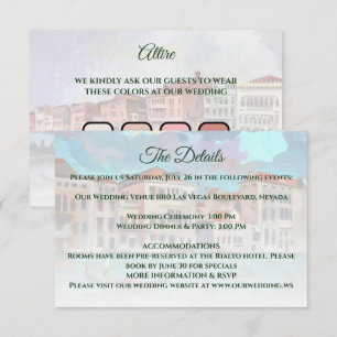 Paintings of Grand Canal, Venice, Italy Enclosure Card