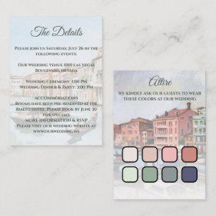 Paintings of Grand Canal, Venice, Italy Enclosure Card
