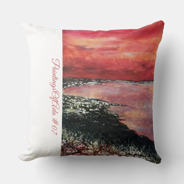 PaintingsOfAda #07 - Artist - Unknown Throw Pillow (Front)