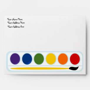 Paints and Brushes Envelopes