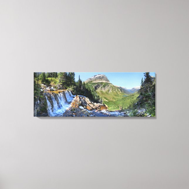 Paiota Falls - Glacier National Park Canvas Print (Front)