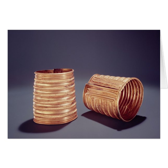 Pair of armlets, from Derrinboy, County Offaly (Front Horizontal)