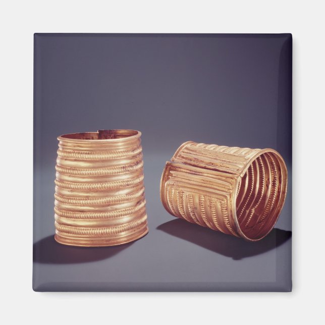 Pair of armlets, from Derrinboy, County Offaly Magnet (Front)