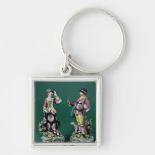 Pair of Bow figures of a Sportsman Keychain
