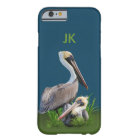 Pair of Brown Pelicans Customizable Monogram
