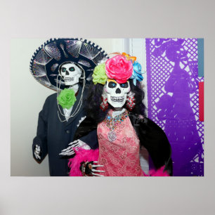 Pair of Catrinas Poster