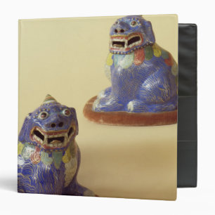 Pair of Chinese cloisonne dogs, 18th century Binder