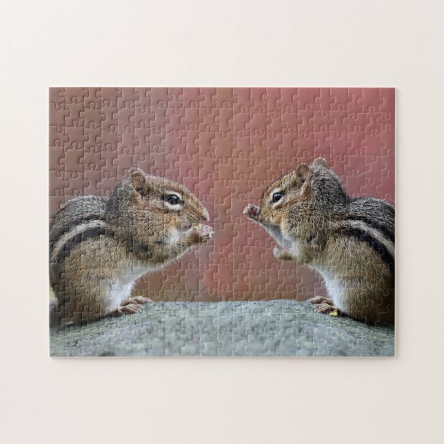 Pair of Chipmunks Jigsaw Puzzle (Horizontal)