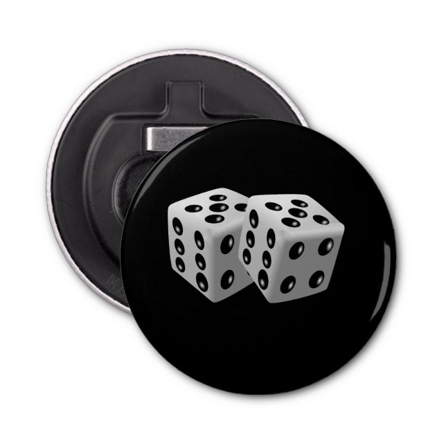 Pair of Dice Bottle Opener (Front)