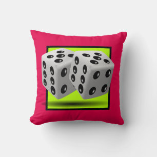 Pair of Dice Throw Pillow