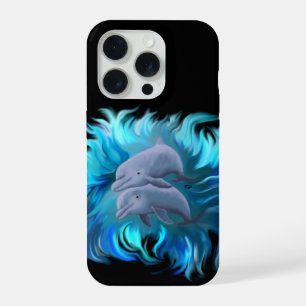 Pair of dolphins iPhone 15 pro case