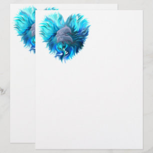 Pair of Dolphins Letterhead