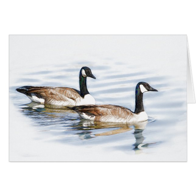 Pair of Geese (Front Horizontal)