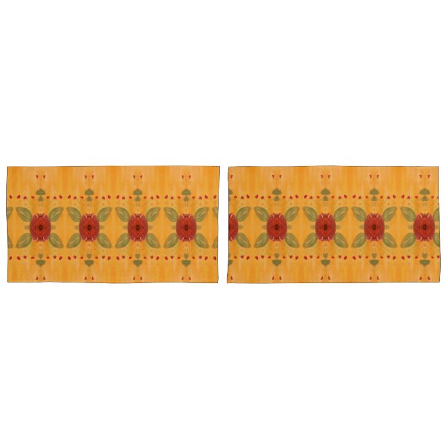 Pair Of King Size Pillow Cases (Front-Set)