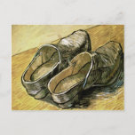Pair of Leather Clogs Van Gogh Fine Art Postcard<br><div class="desc">Pair of Leather Clogs, Vincent van Gogh.  Oil on canvas, 32.5 x 40.5 cm. Amsterdam, Van Gogh Museum. F 607, JH 1364  Vincent Willem van Gogh (30 March 1853 – 29 July 1890) was a Dutch Post-Impressionist artist. Some of his paintings are now among the world's best known, most popular...</div>