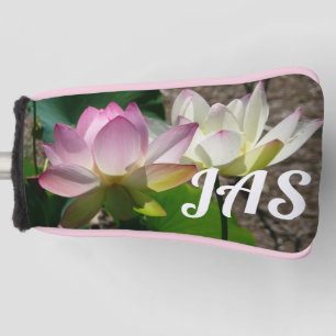 Pair of Lotus Flowers I Golf Head Cover