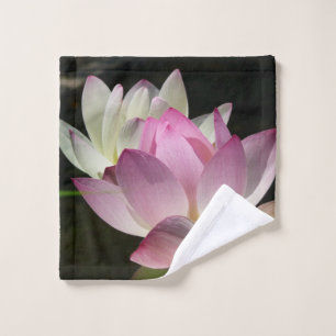 Pair of Lotus Flowers II Wash Cloth