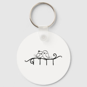 Pair of Love Birds Keychain