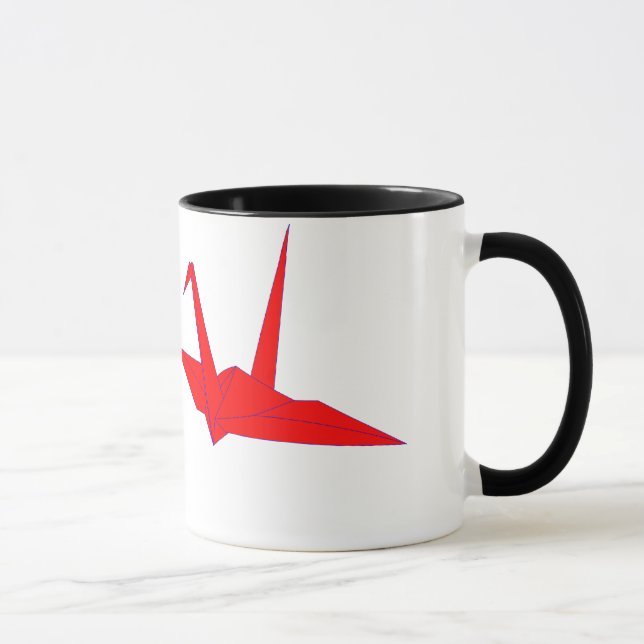 Pair of origami Cranes Mug (Right)