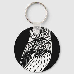 Pair of Owls Keychain