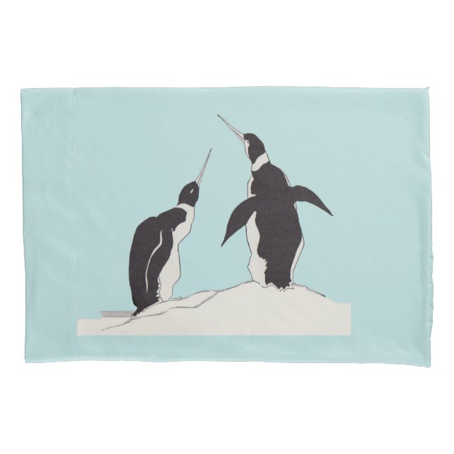 pair of penguins pillowcase (Front)