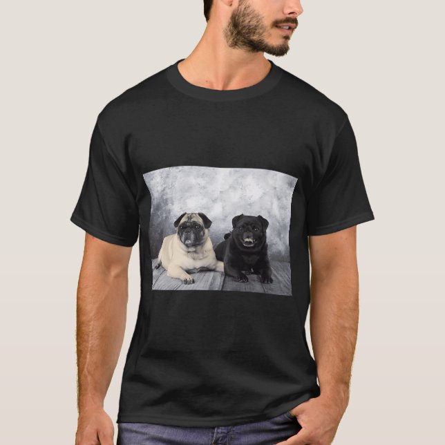 Pair of Pugs T-Shirt (Front)