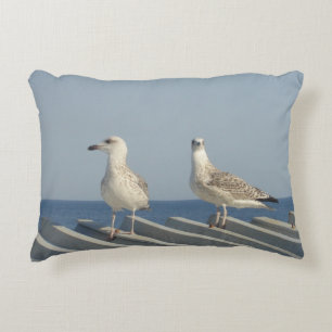 Pair of Seagulls Accent Pillow