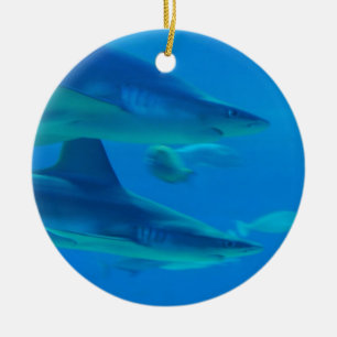 Pair of Sharks Ornament